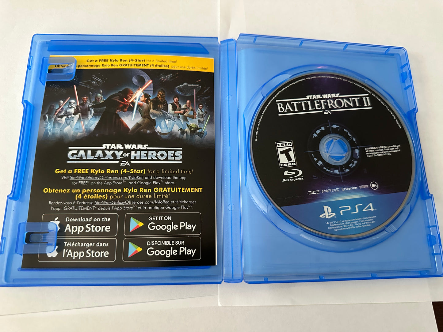 Star Wars battlefront ii for the PS4