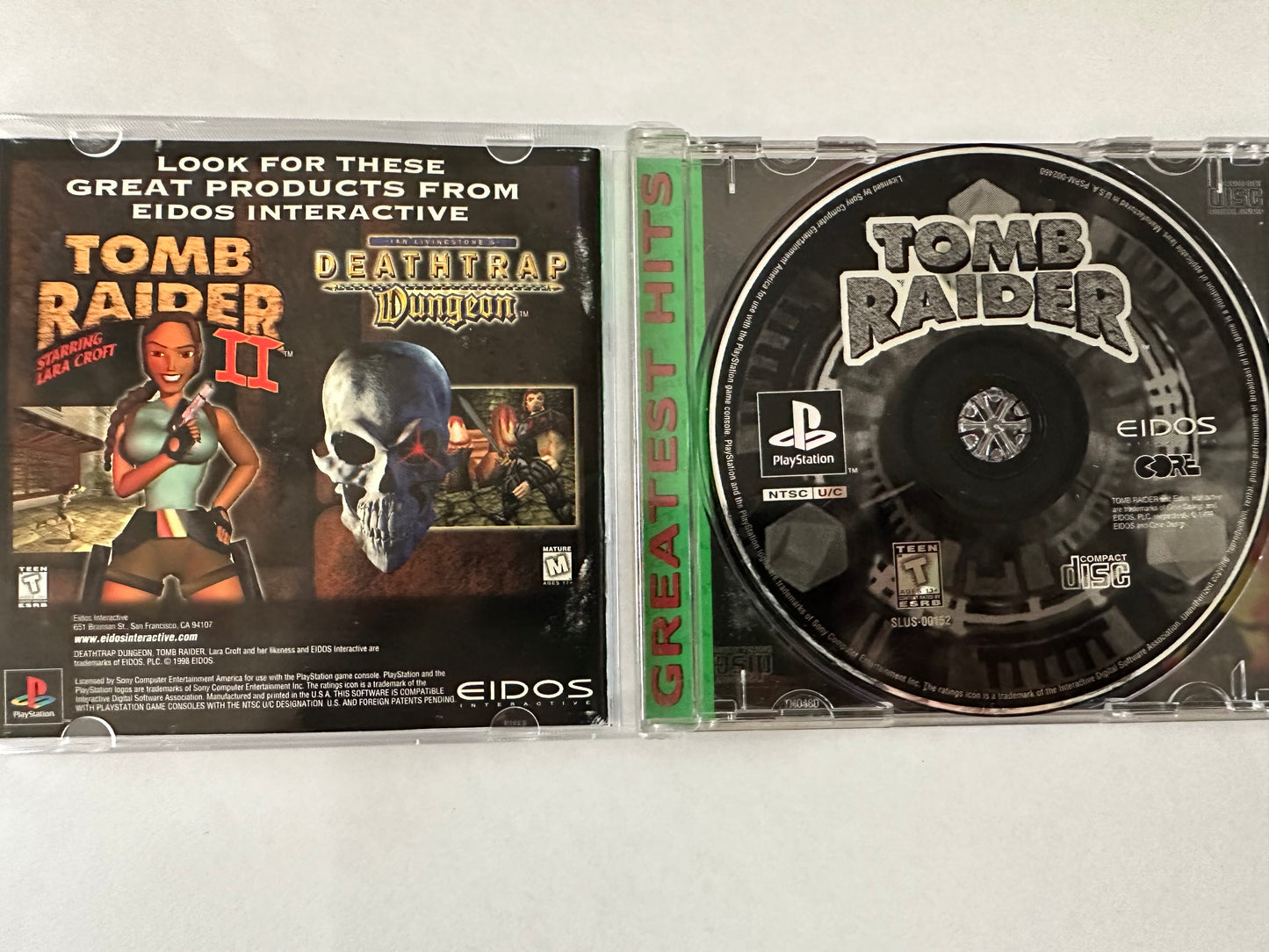 Tomb raider for the PlayStation 1