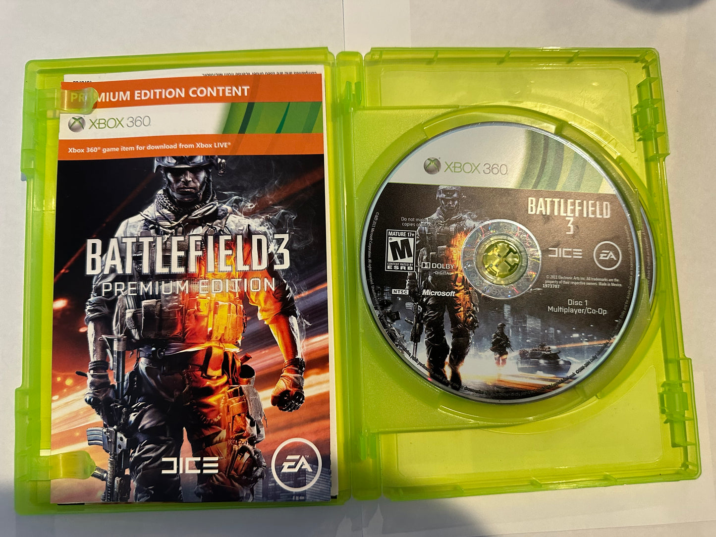 Battlefield 3 for the Xbox 360