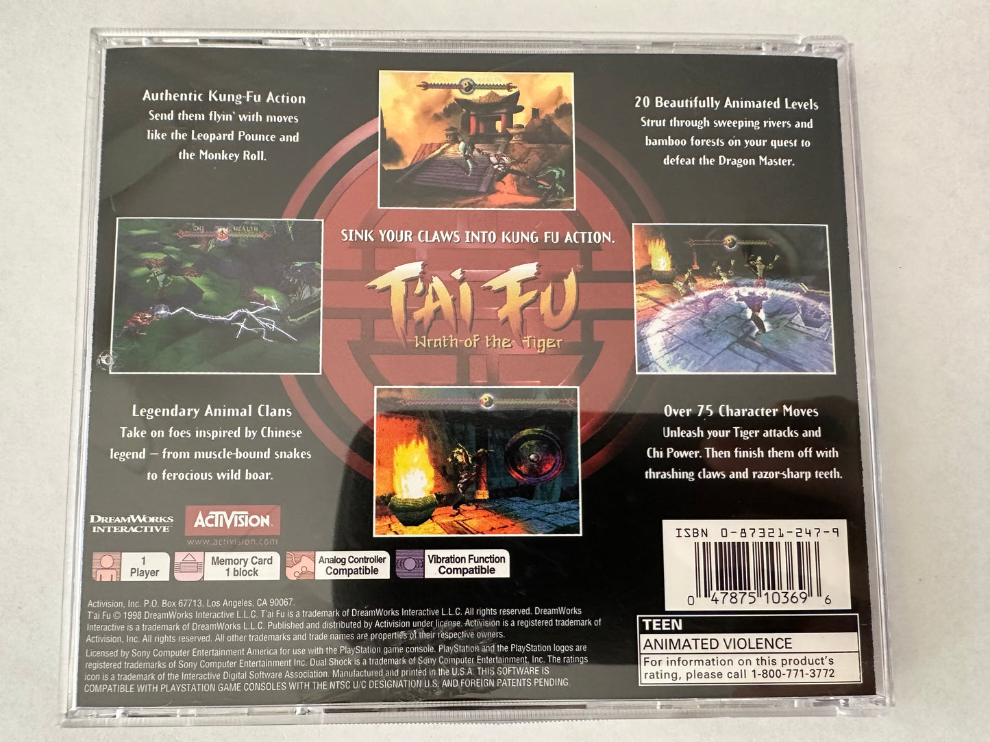 Tai fu wrath of the Tiger for PS1