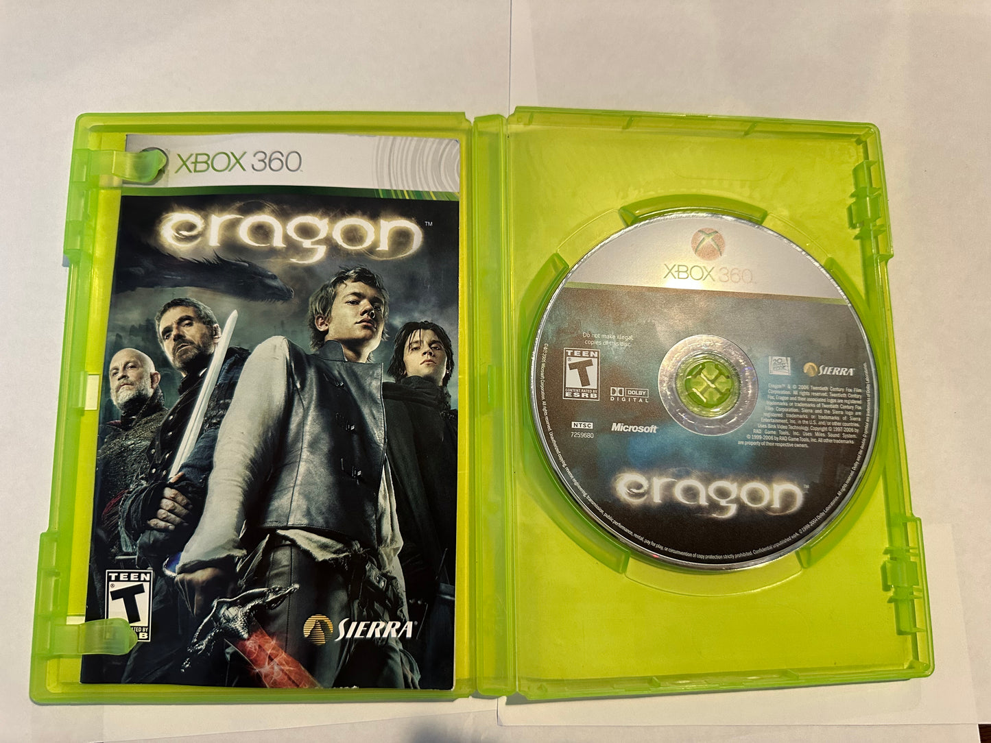 Eragon for the Xbox 360