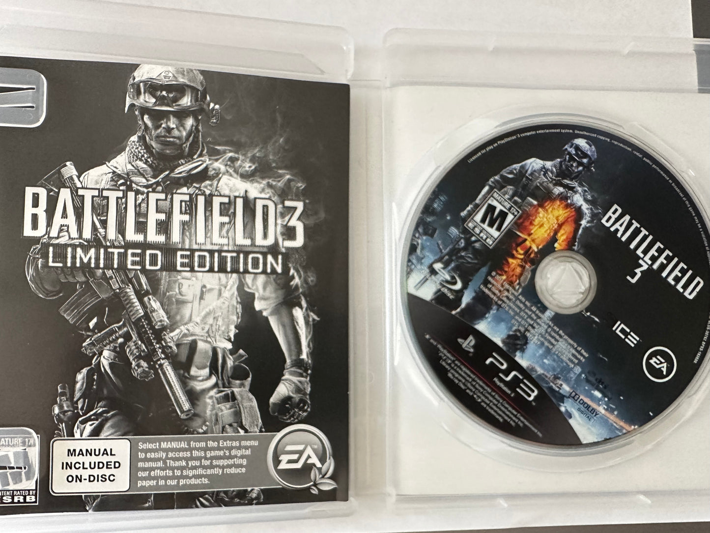 Battlefield 3 limited edition for the PS3