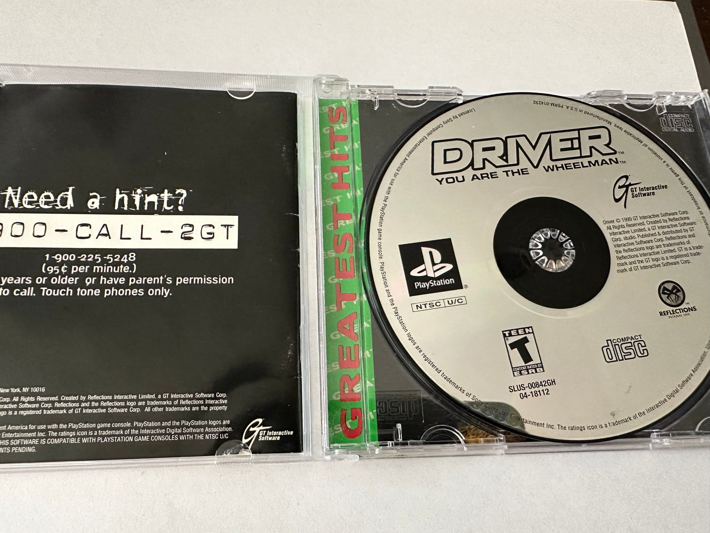 Driver you are the wheelman for the PS1