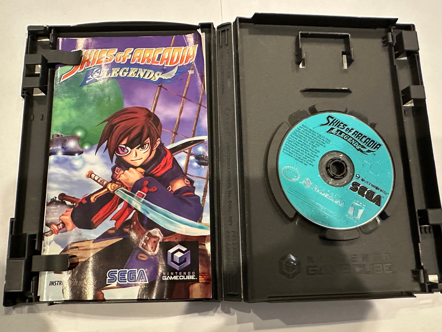 Skies of Arcadia legends for GameCube