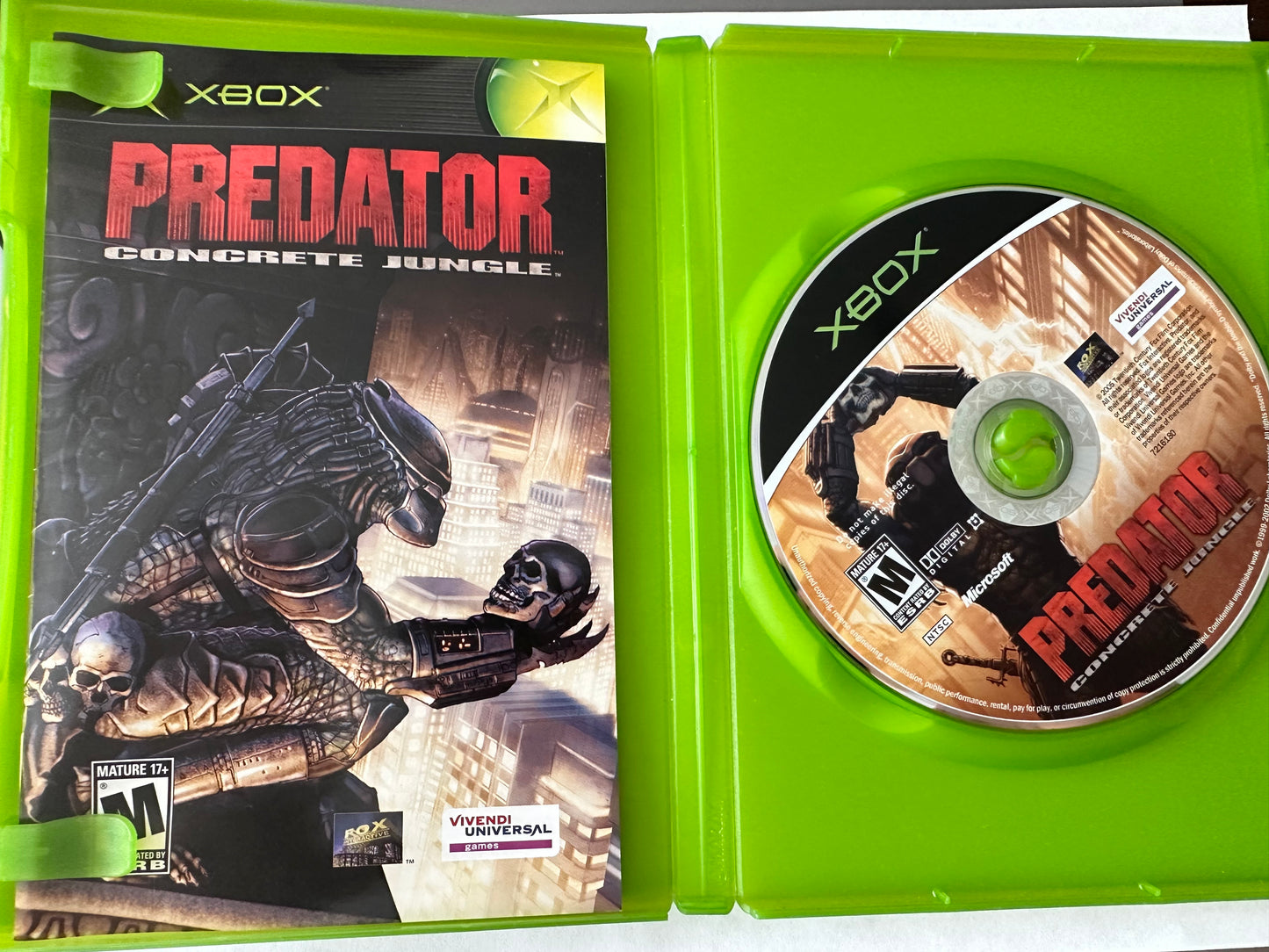 Predator concrete jungle for the Xbox