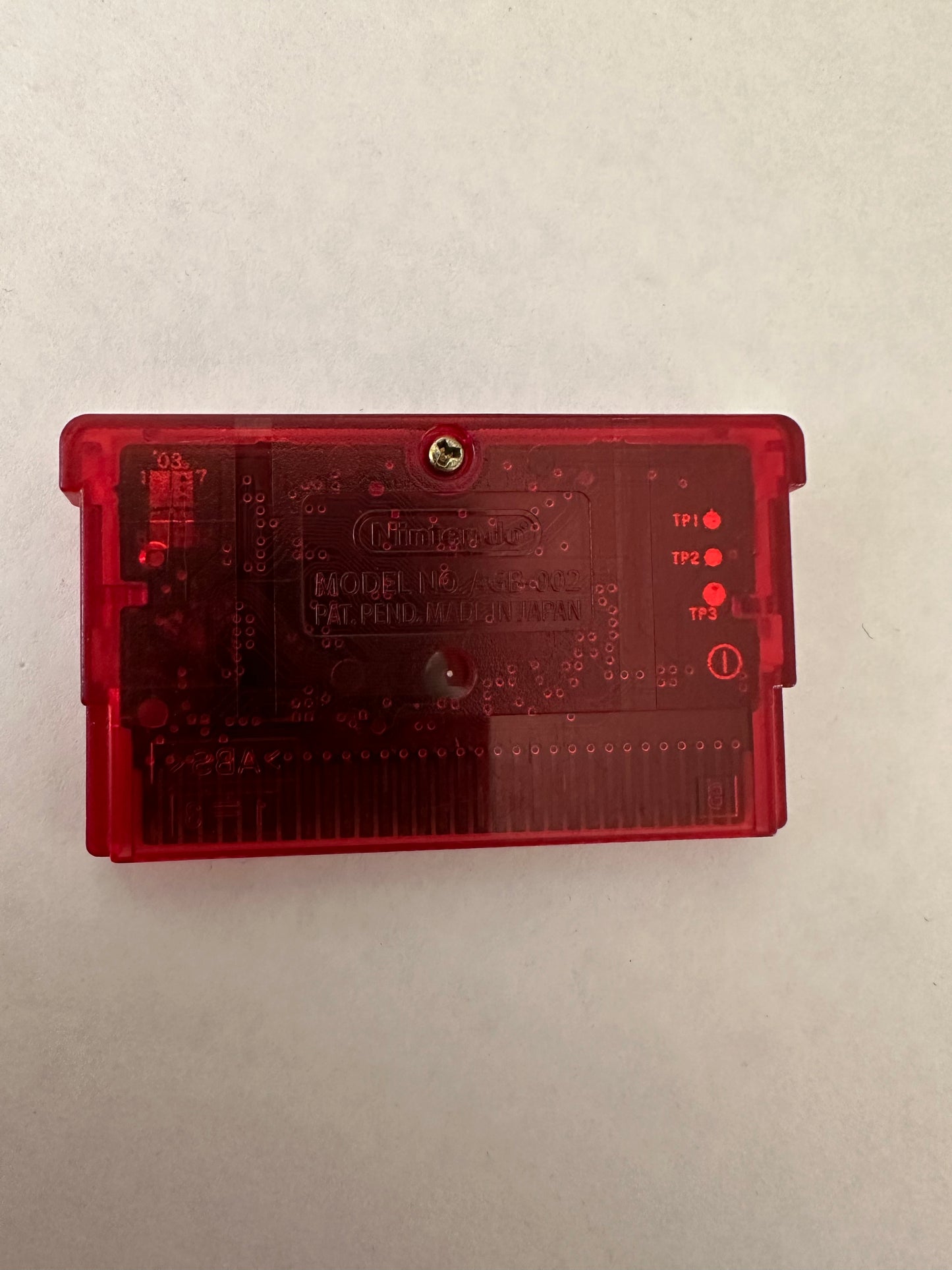 Pokémon ruby for the Gameboy advance. Game only. Battery saves