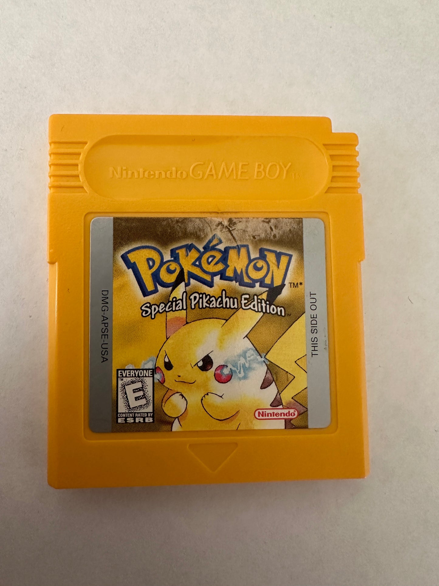 Pokémon yellow for the Gameboy. Game only