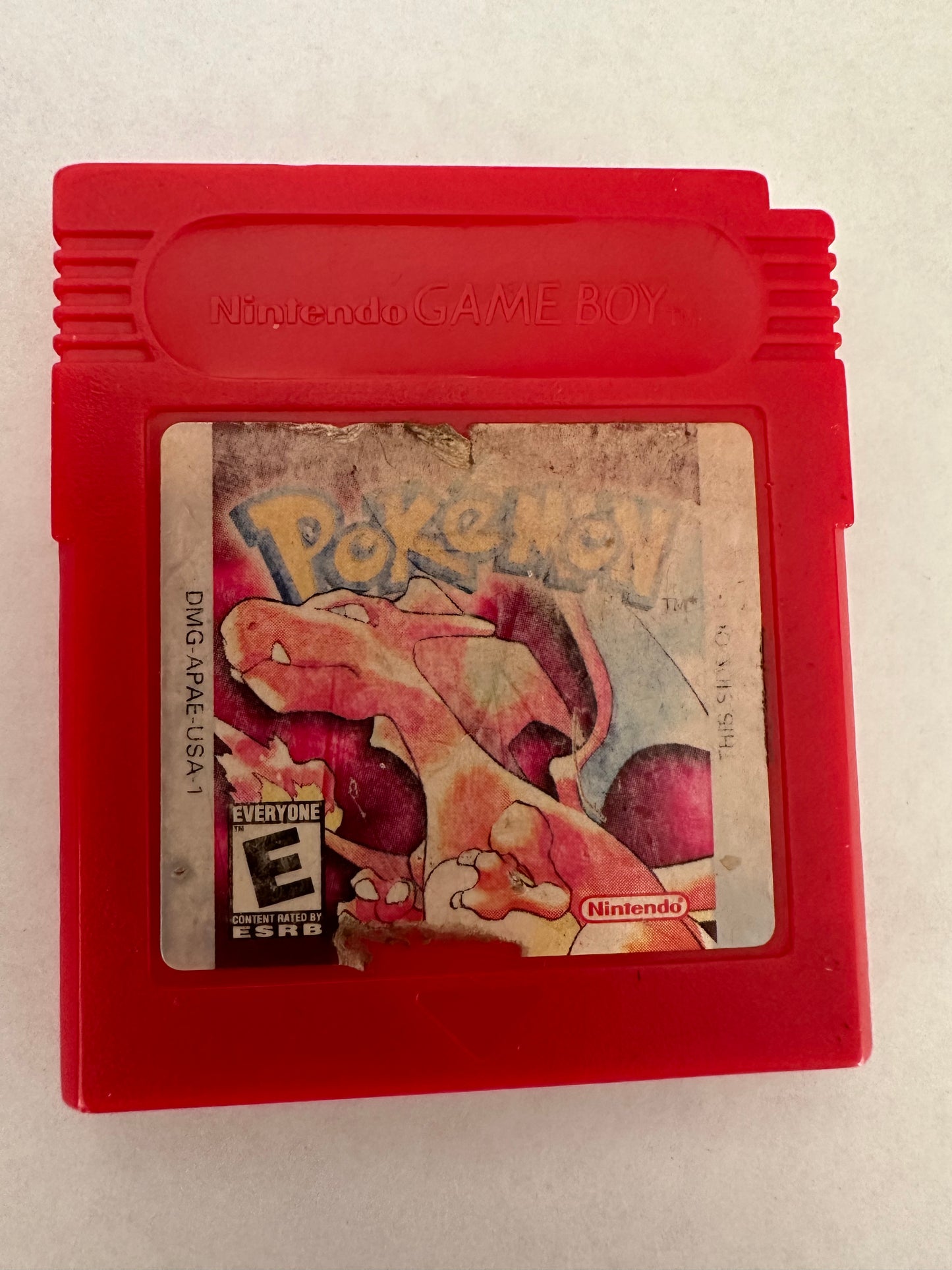 Pokémon red for the Gameboy. Battery saves. Game only.