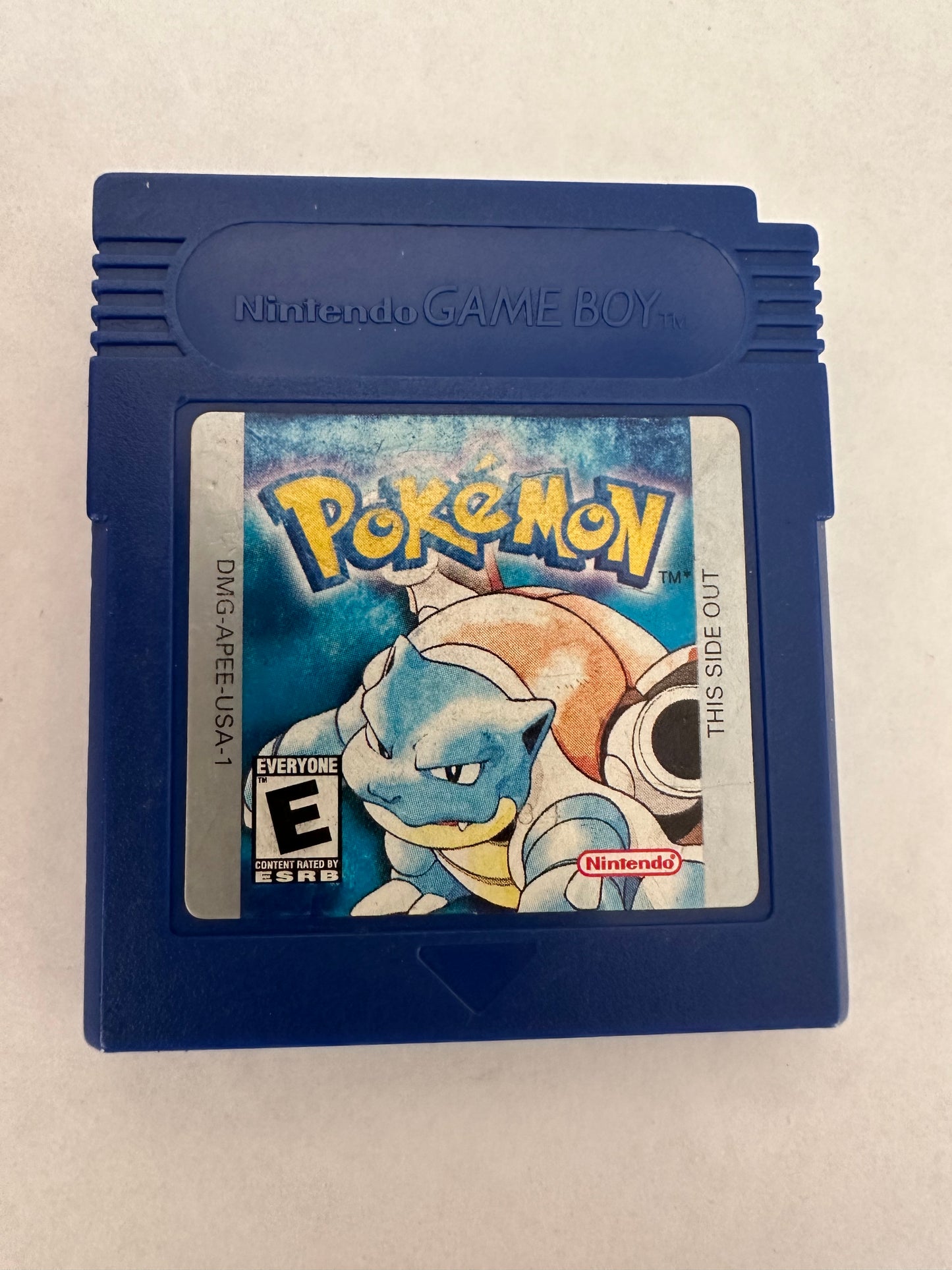 Pokémon blue for the Gameboy. Battery saves. Game only