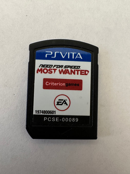 Need for speed most wanted for the PS Vita. Game only