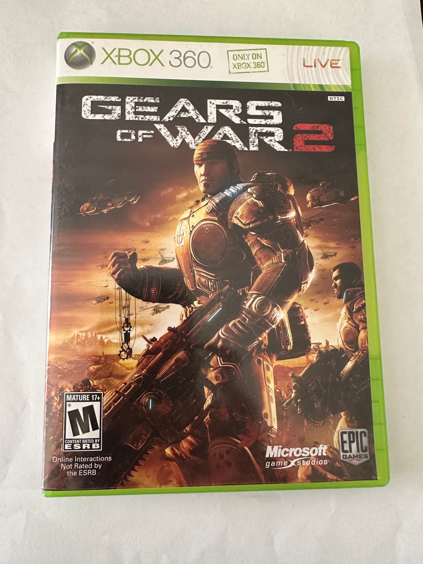 Gears of wars 2 for the Xbox 360