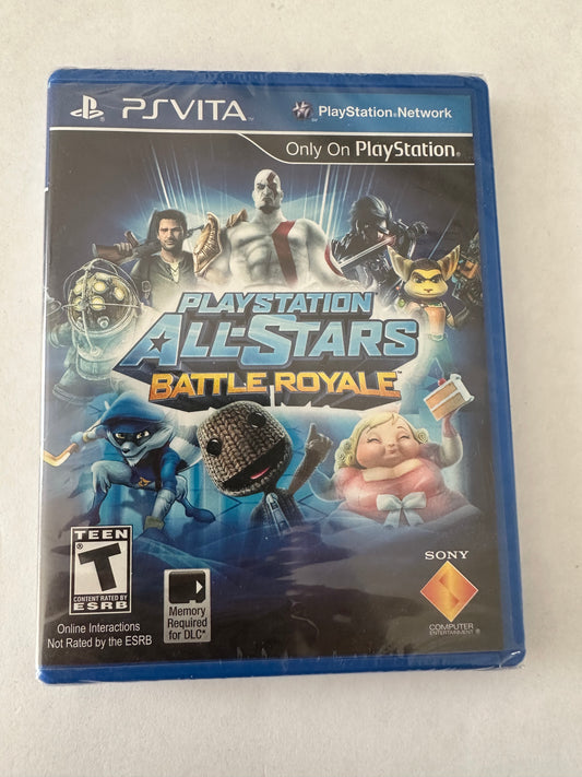 PlayStation Allstars battle royale for the PS Vita. Brand new. Sealed