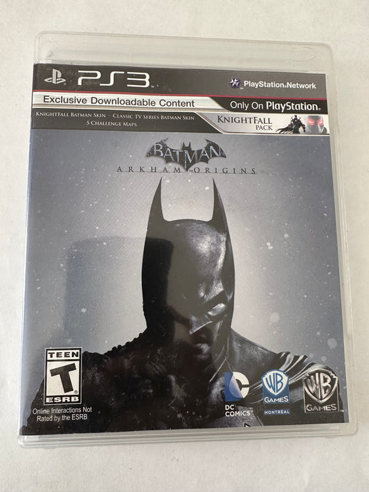 Batman Arkham origins for the PS3