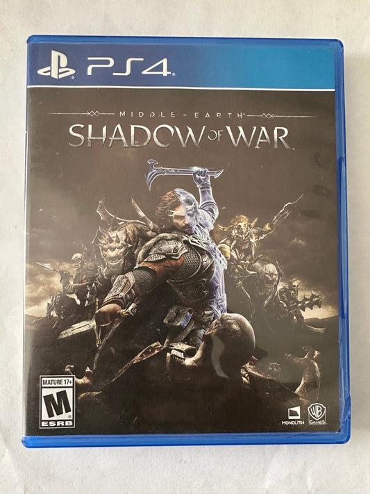 Middle earth shadow of war for the PS4