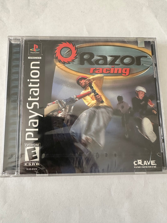 Razor racing for the PS1. Brand new. Sealed