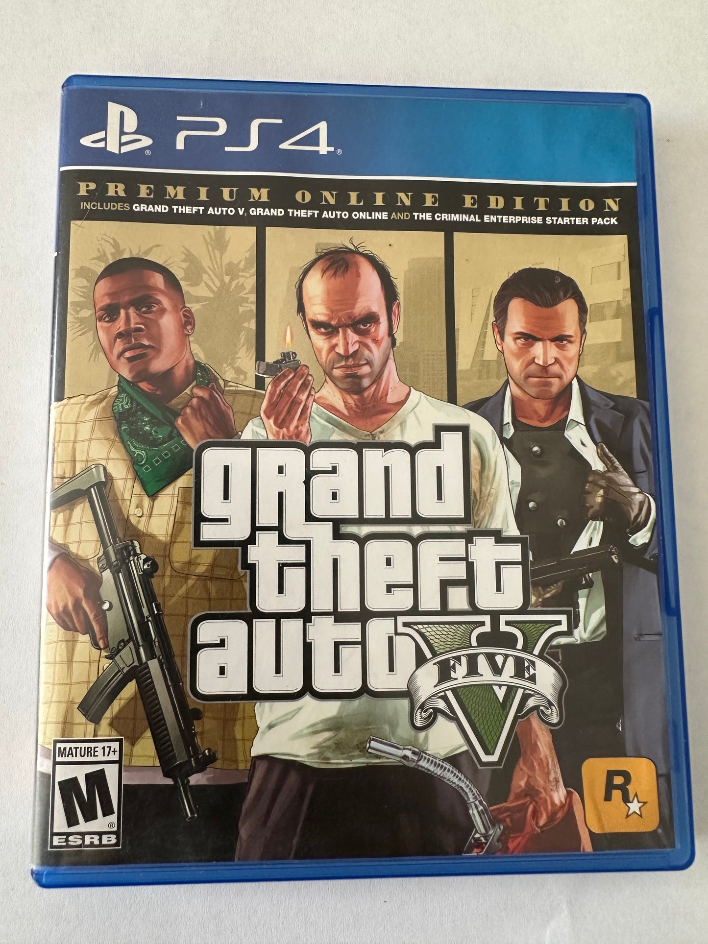 Grand theft auto V 5 for the PS4