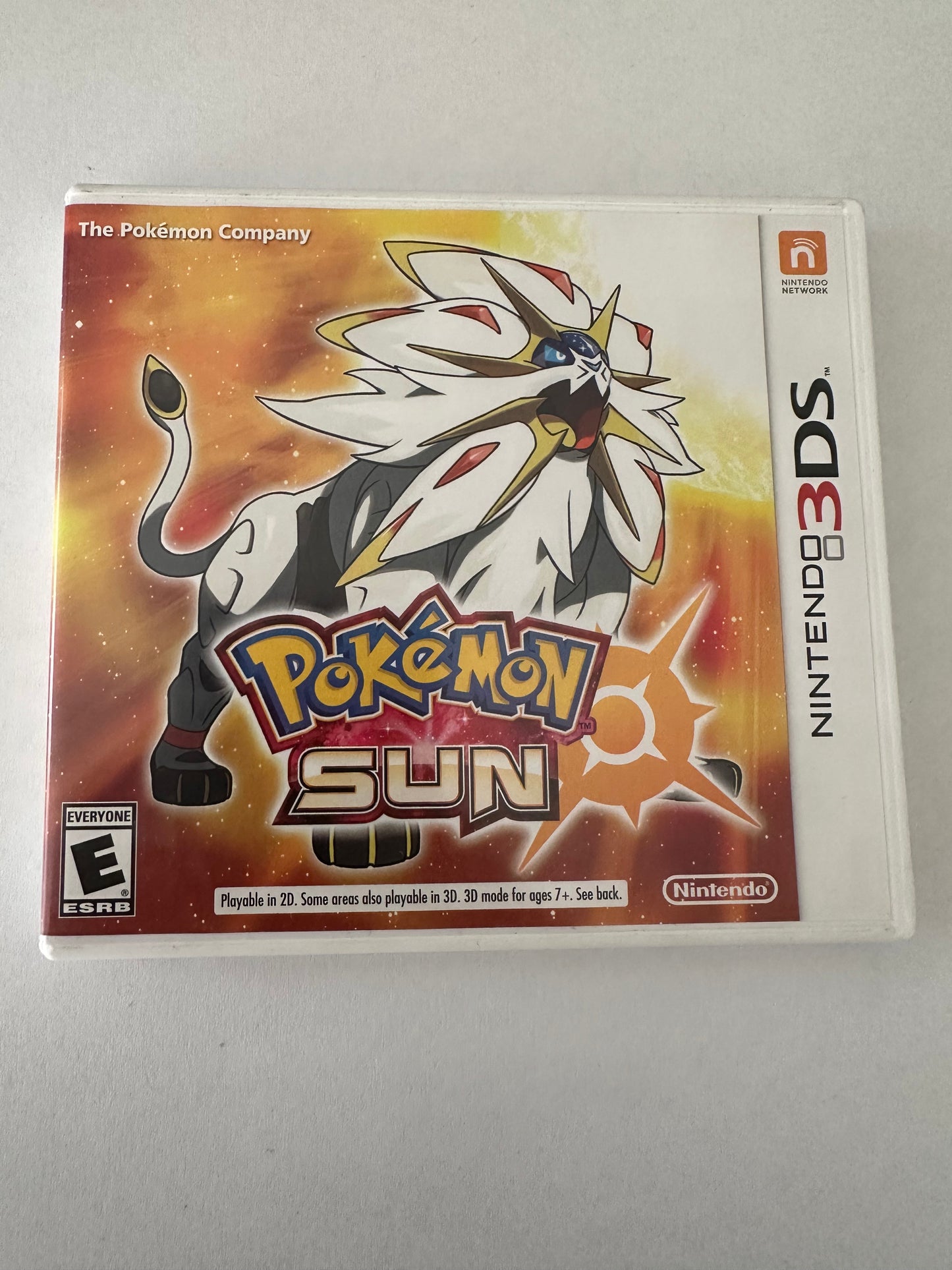 Pokémon sun for the Nintendo 3ds