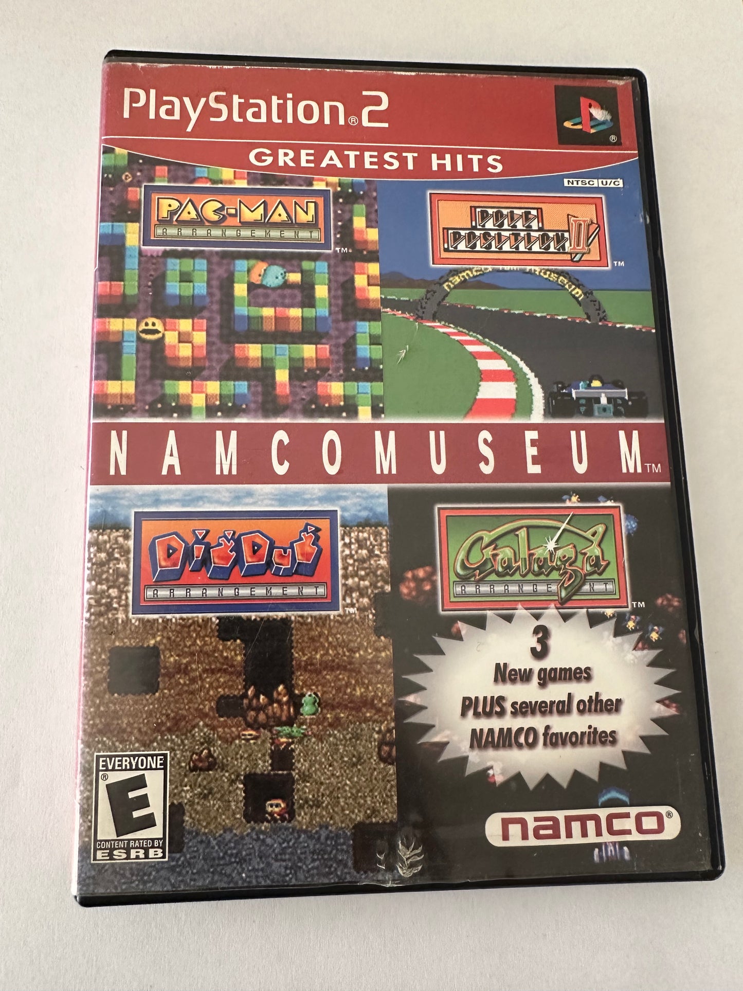 Namcomuseum for the PlayStation 2