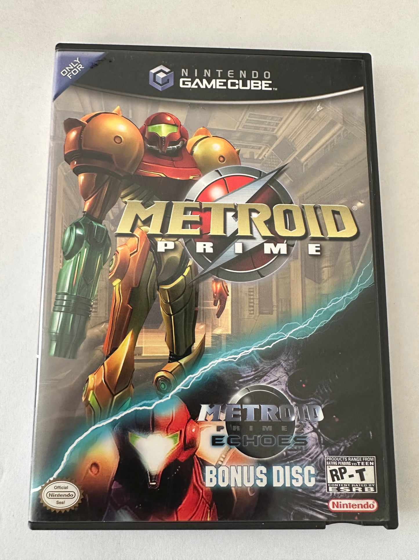 Metroid prime with Metroid prime echoes bonus disc