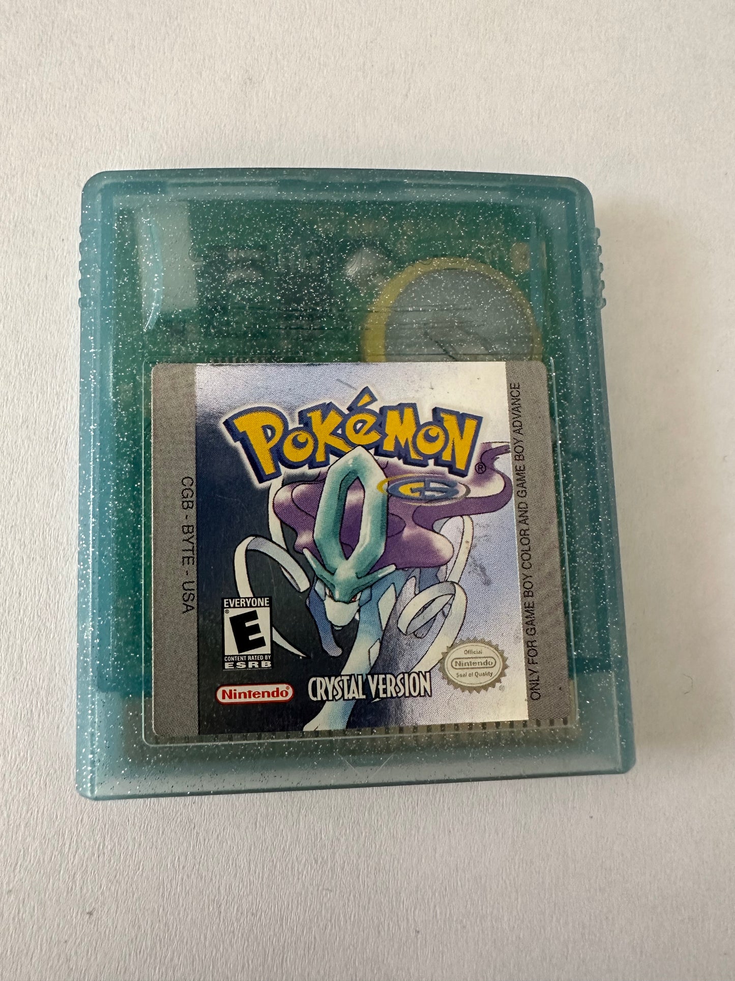 Pokémon crystal. Battery saves. Game only