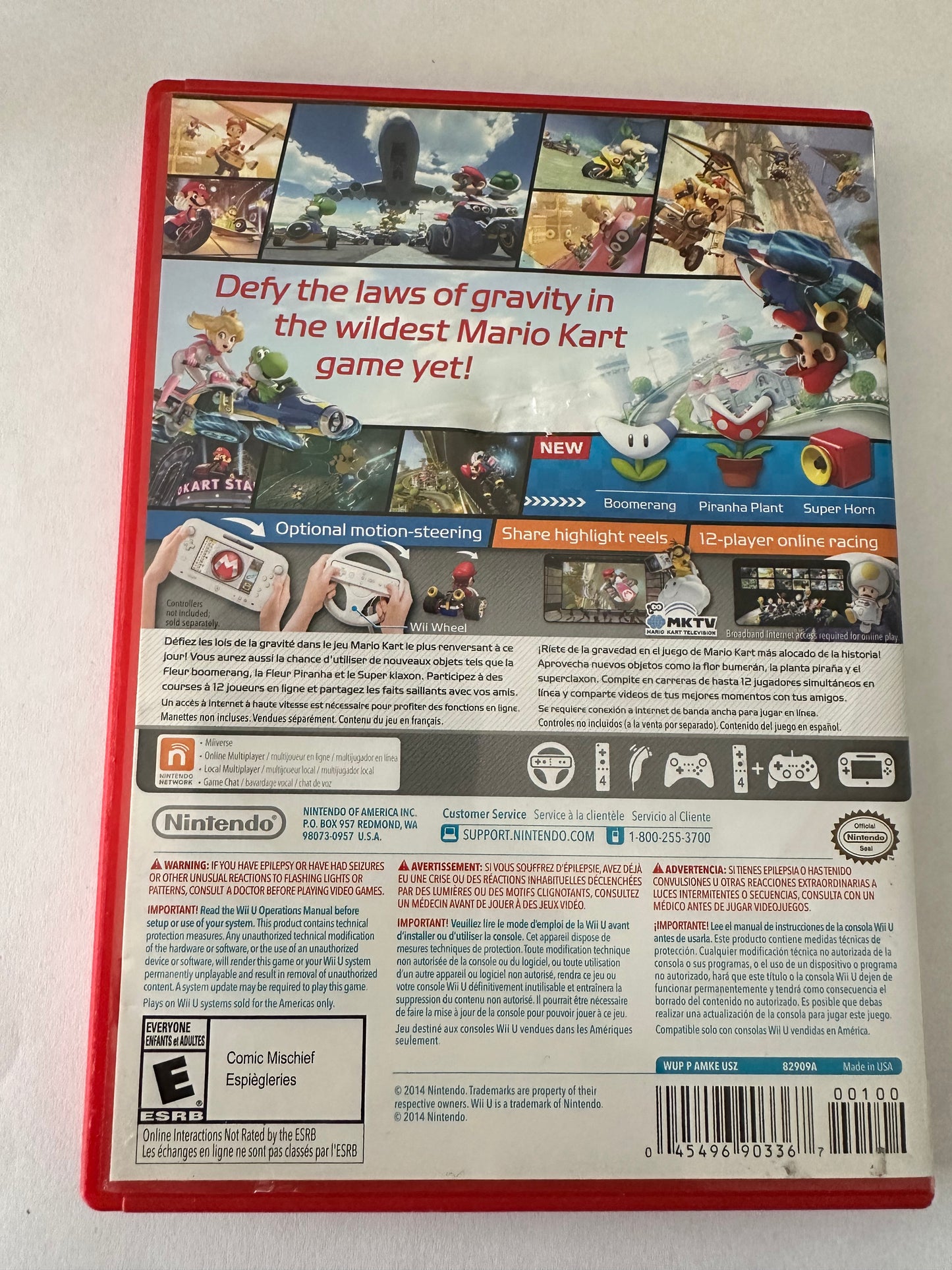 Mario Kart 8 for the Wii U