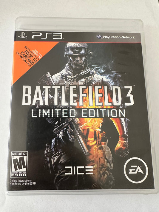 Battlefield 3 limited edition for the PS3