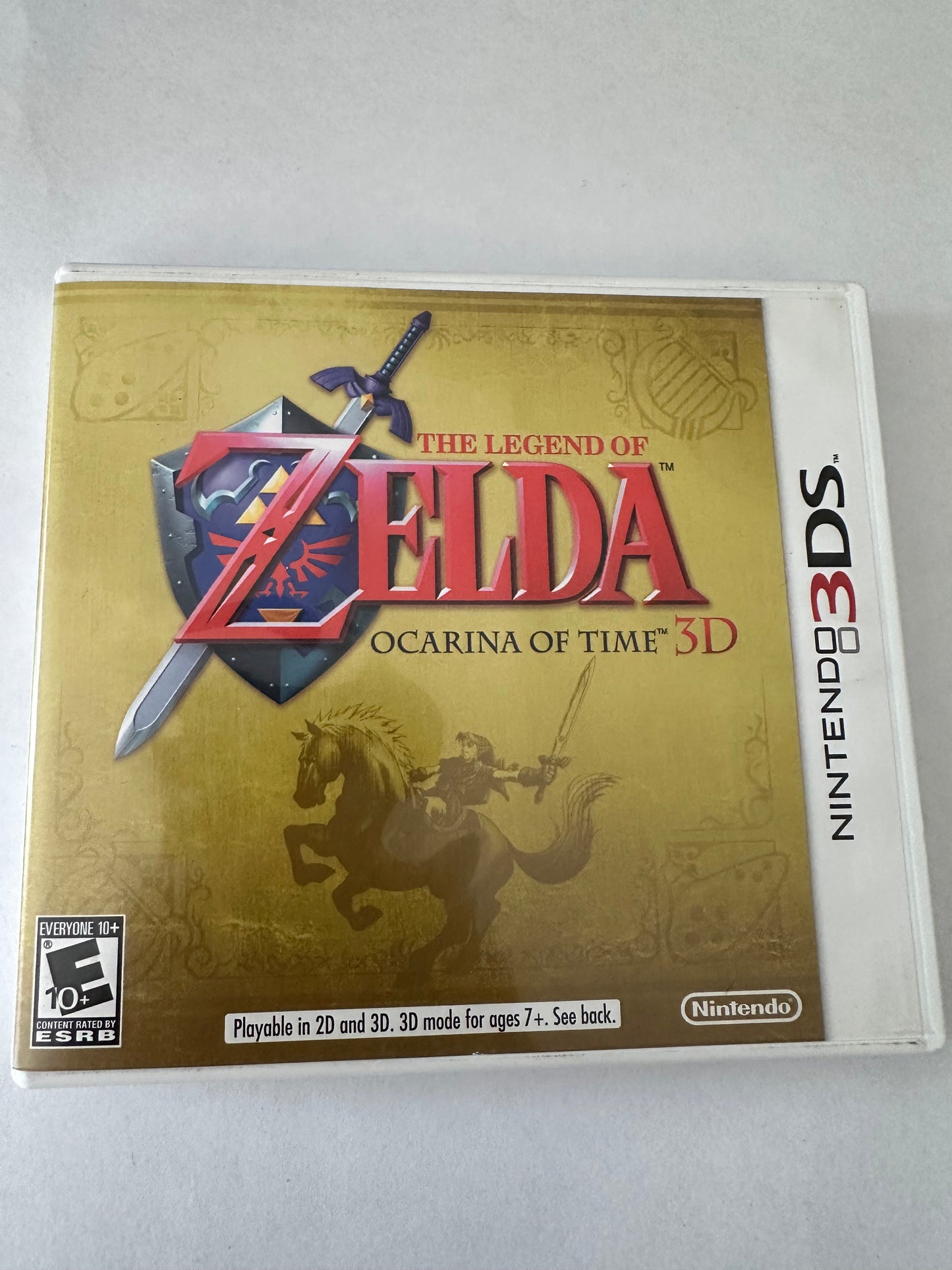 The legend of Zelda Ocarina of time 3d for the 3ds