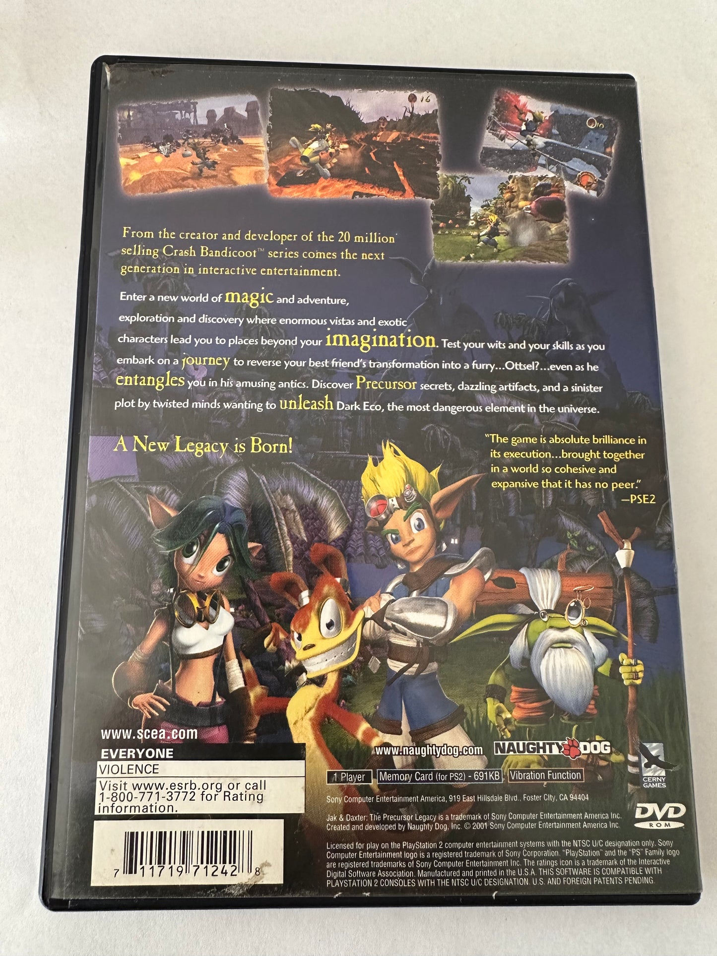 Jak and Daxter the precursor legacy for the PS2