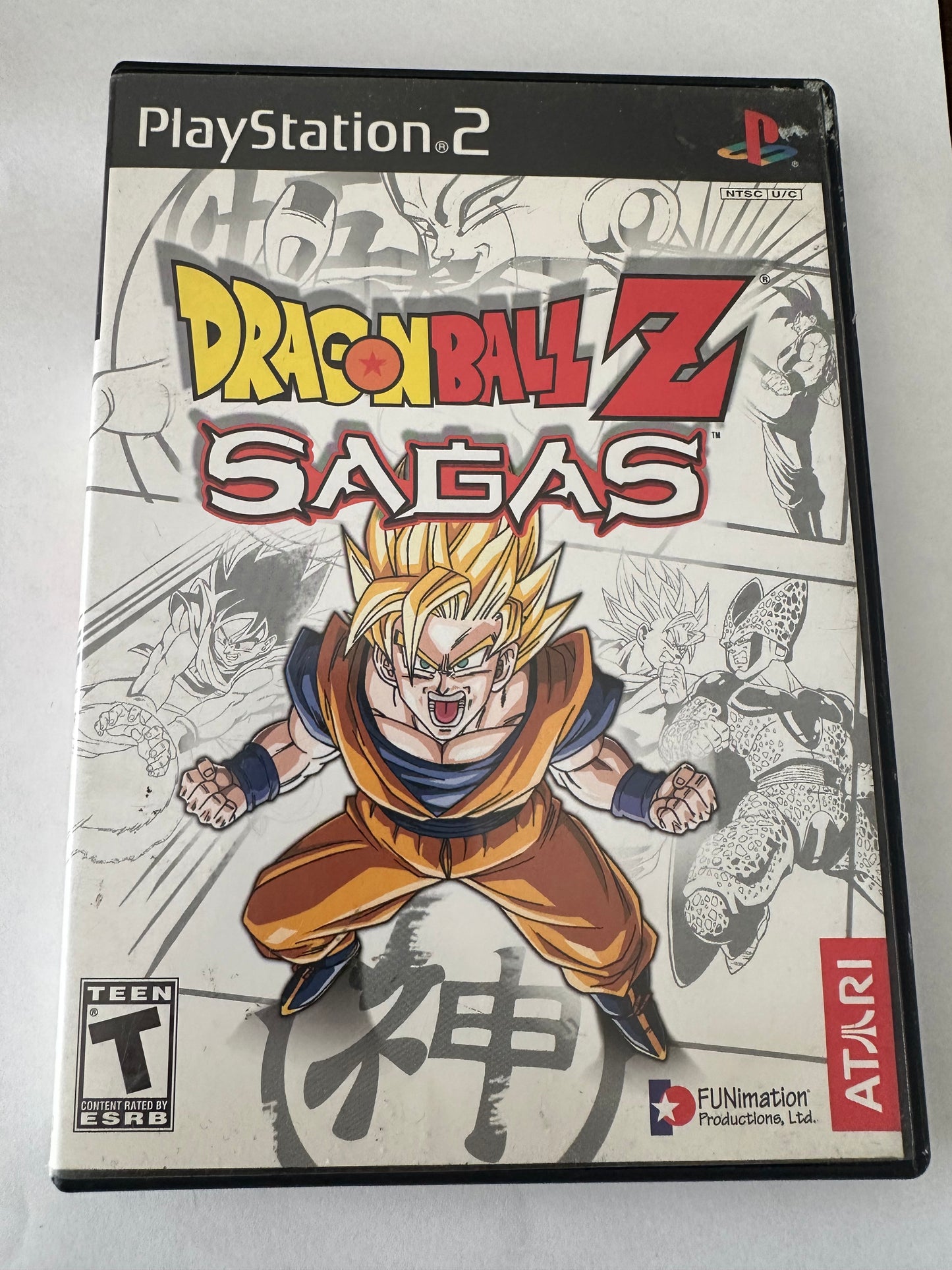 Dragonball Z sagas for the PS2. Missing manual