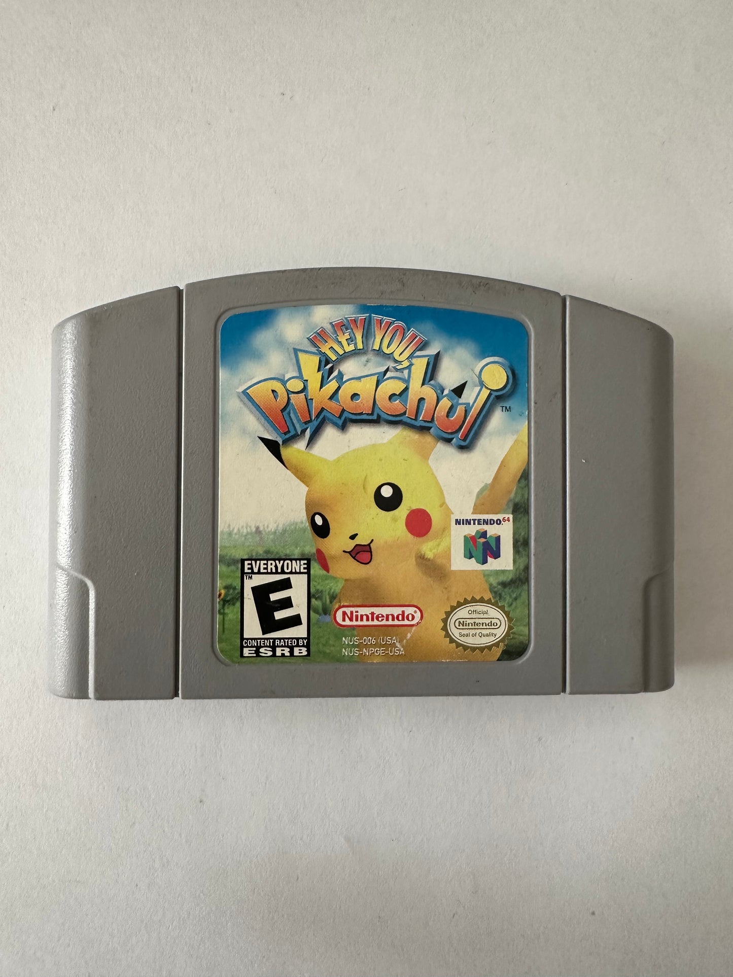 Hey you Pikachu N64