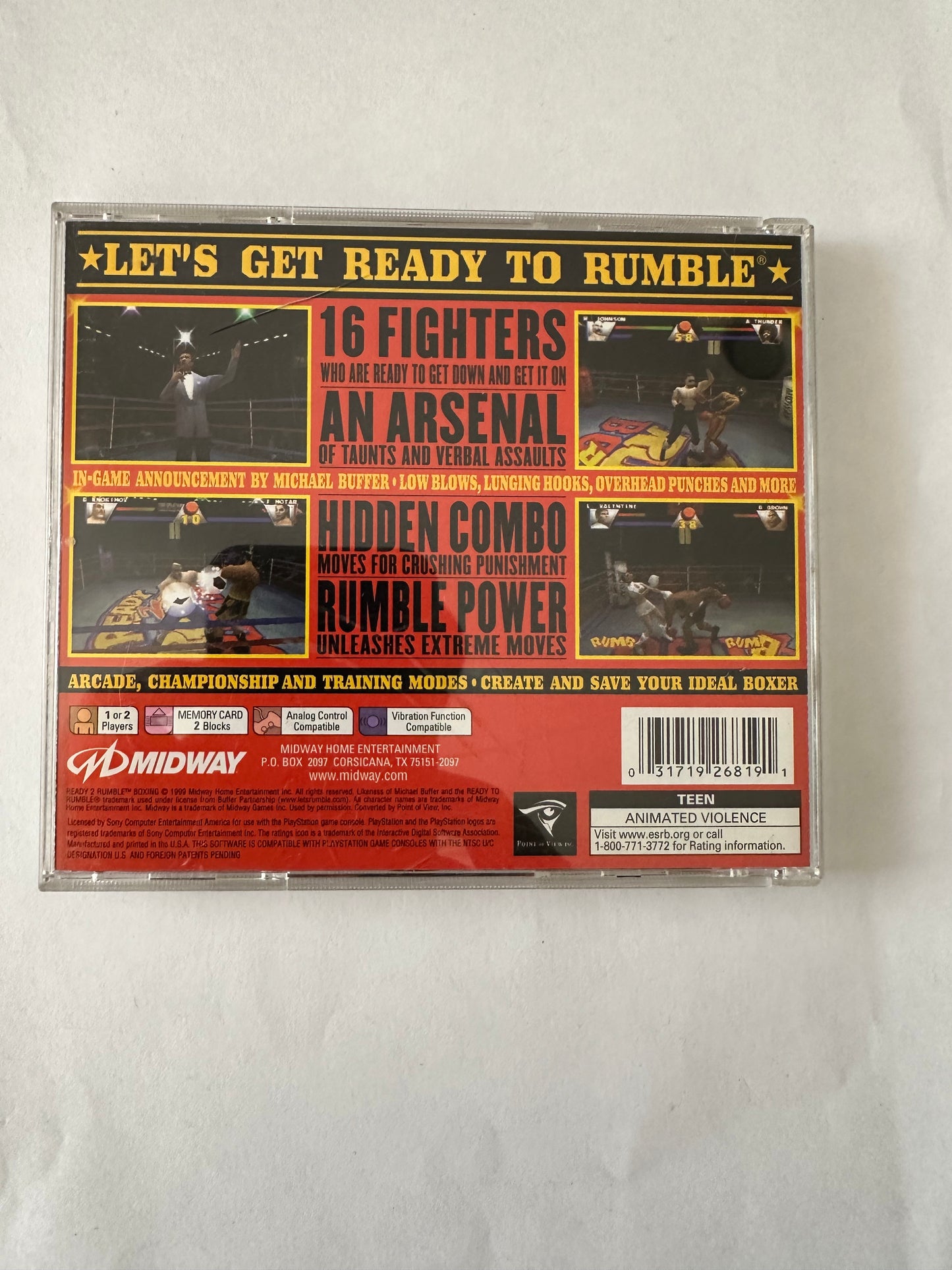 Ready 2 rumble for the PS1