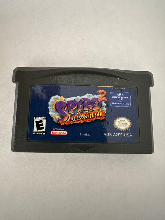 Spyro 2 season of flame for the Gameboy advance