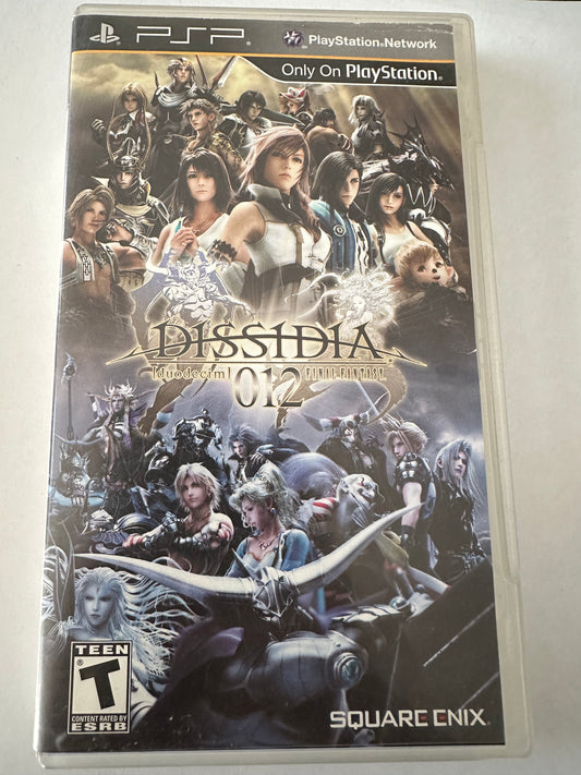 Dissidia 012 final fantasy for the PSP