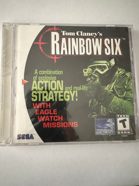 Rainbow six for the Sega Dreamcast. brand new. Sealed.