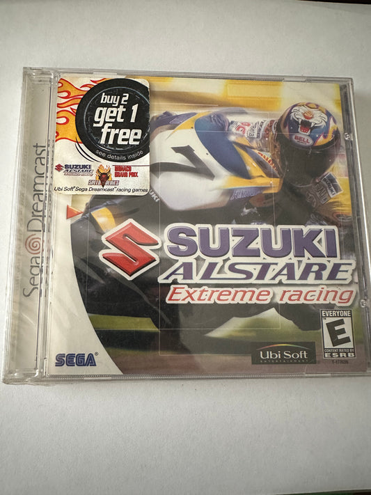 Suzukis Alstare  extreme racing. For the Sega Dreamcast. Brand new. Sealed.