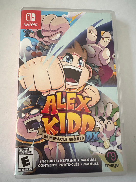 Alex the Kidd in miracle world DX for the Nintendo switch