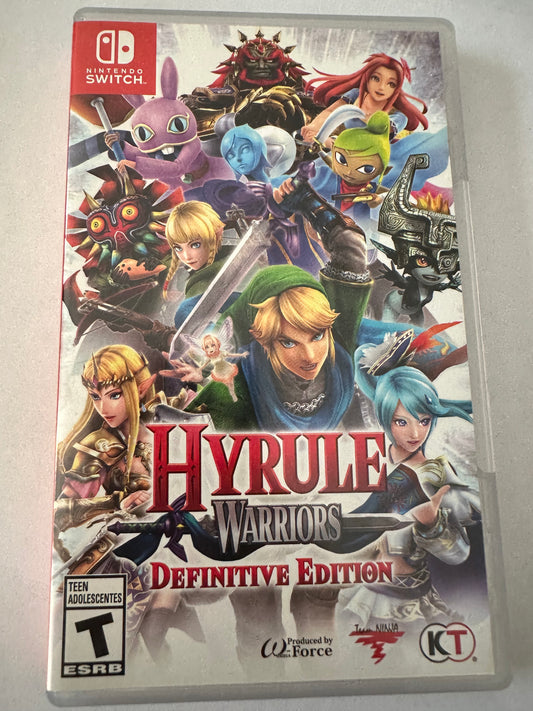 Hyrule warriors definitive edition for the Nintendo switch