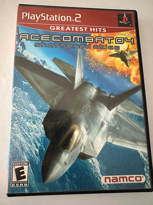 Ace combat 4 shattered skies foe the PlayStation 2. Missing manual