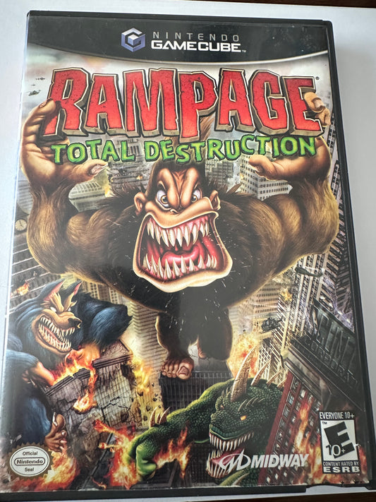 Rampage total destruction for the Nintendo GameCube