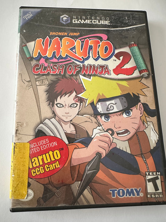 Naruto clash of the ninja 2 for the Nintendo GameCube