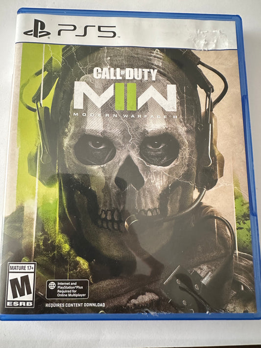 Call of duty modern warefare II for the PlayStation 5