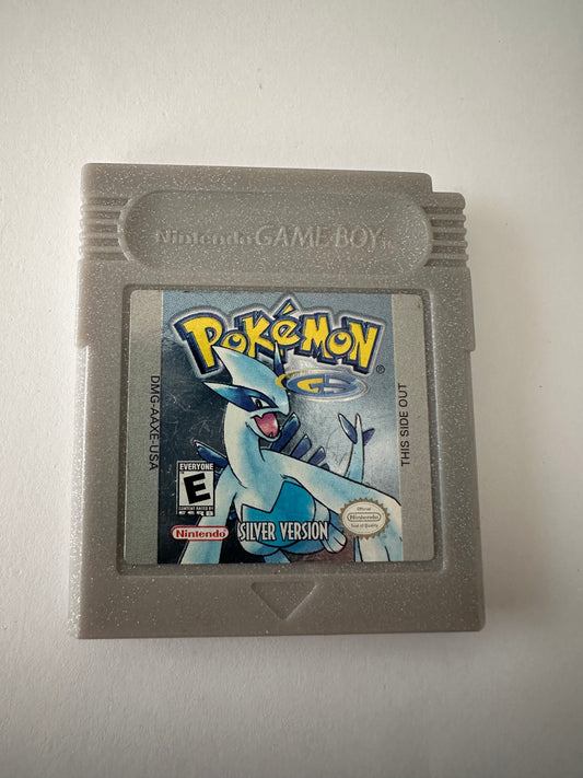 Pokémon silver for the Gameboy. Battery saves. Game only