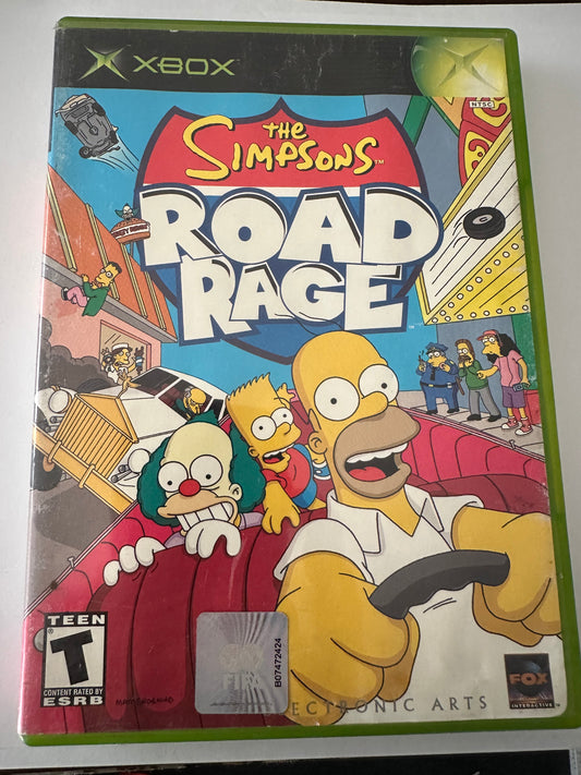 The Simpsons Road Rage for the Xbox. Missing manual.