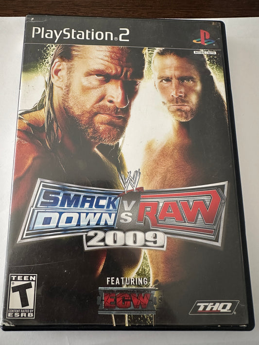 Smack down vs raw 2009 for the PlayStation 2