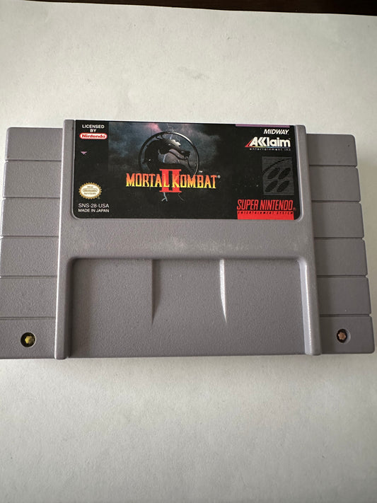 Mortal kombat II for the Super Nintendo