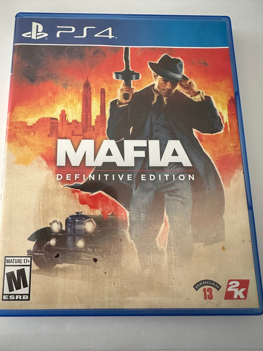 Mafia definitive edition for the PS4