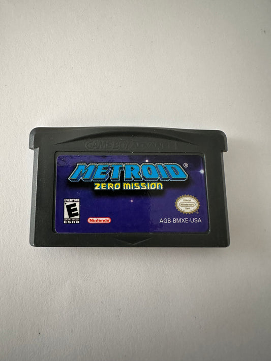 Metroid zero mission for the Gameboy advance