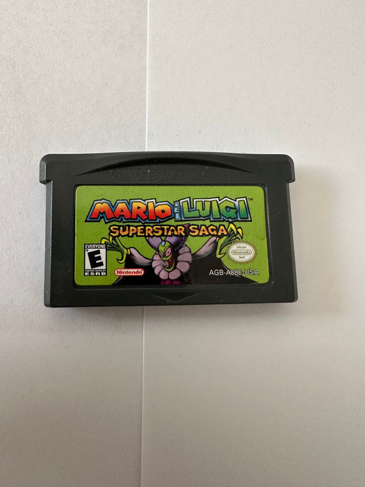 Mario Luigi superstar saga for the Gameboy advance