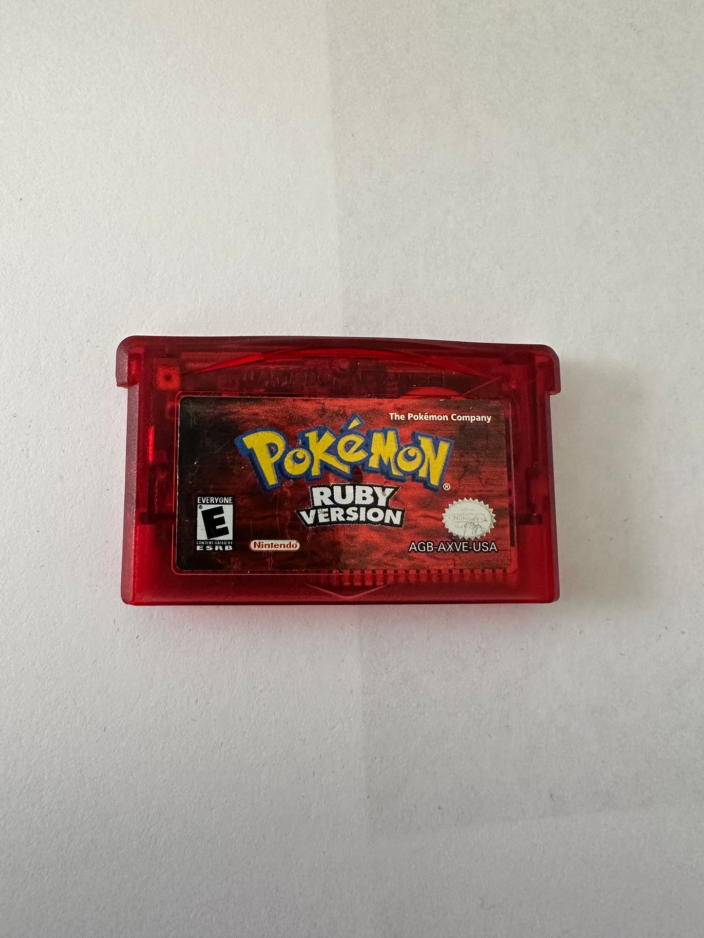 Pokémon Ruby for the Gameboy advance