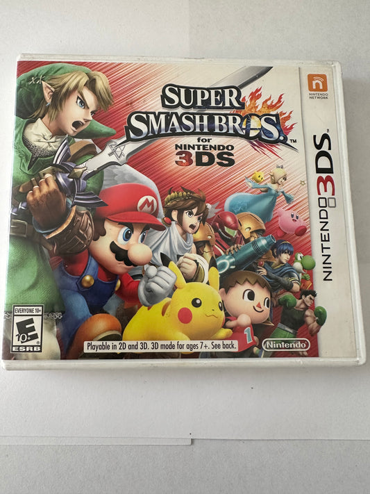 Super smash bros for the Nintendo 3ds